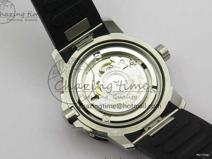 MIROTIME 0124 RelaxedFit Aquatimer Automatic IW329004 V6F 1:1 Best Edition Blue Dial on Rubber Strap MIYOTA 7095